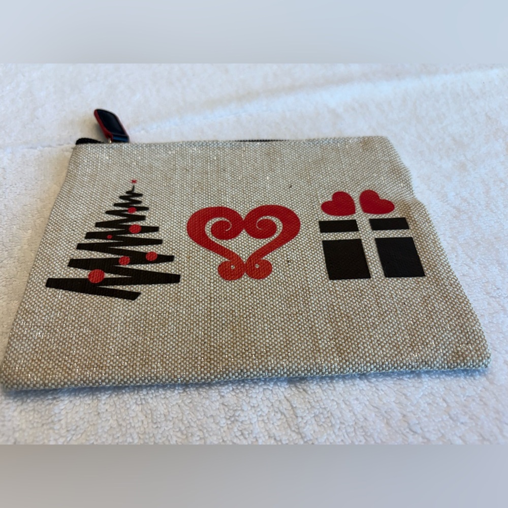 Brighton Retired Ho Ho Ho Holiday Christmas Cosmetics Bag NWOT